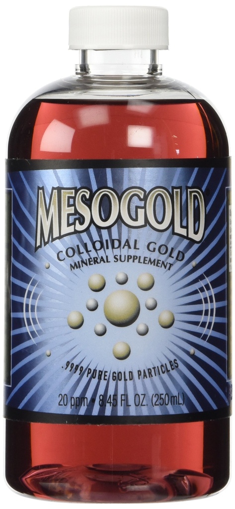 MesoGold ® 20 ppm Koloidní zlato 250 ml / 8.45 Oz