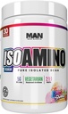 MAN Sports Iso- Amino Bcaa Powder, Rainbow Sherbet, 255 Gram