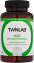 Twinlab N- acetyl- cystein (Nac) - Antioxidační doplňky pro muže a ženy - 600 mg, 60 tobolek