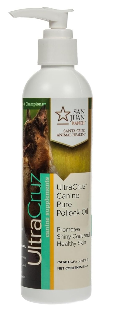 UltraCruz - sc-395363 Psí čistý Pollock olejový dodatek pro psy, 8 oz