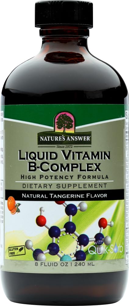 Odpověď přírody tekutý vitamín B- komplex, 8 Ounces každý (hodnota balení 5)