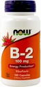 Nyní Potraviny Vitamin B-2 100 mg Caps, 2 pk