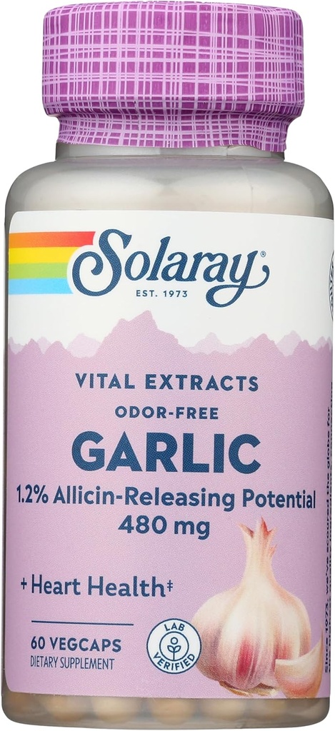 dodatek k česneku SOLARAY, 500mg
