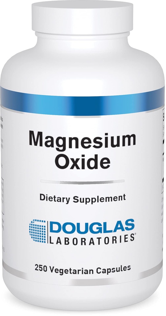 Douglas Laboratories Magnesium Oxide CLAS124; Podporuje normální srdeční funkce a tvorbu kostí * CLAS124; 250 Kapsle