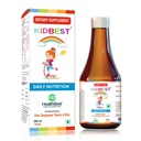 Zdravý nejlepší Kidbest Appetite Booster pro děti 3-13 Yrs s L- Lysin & B Vitamíny Sirup, Pomáhá zdravým váhový zisk, Ananas Flavor, Zvyšuje hlad, Appetite Stimulant, 200ml