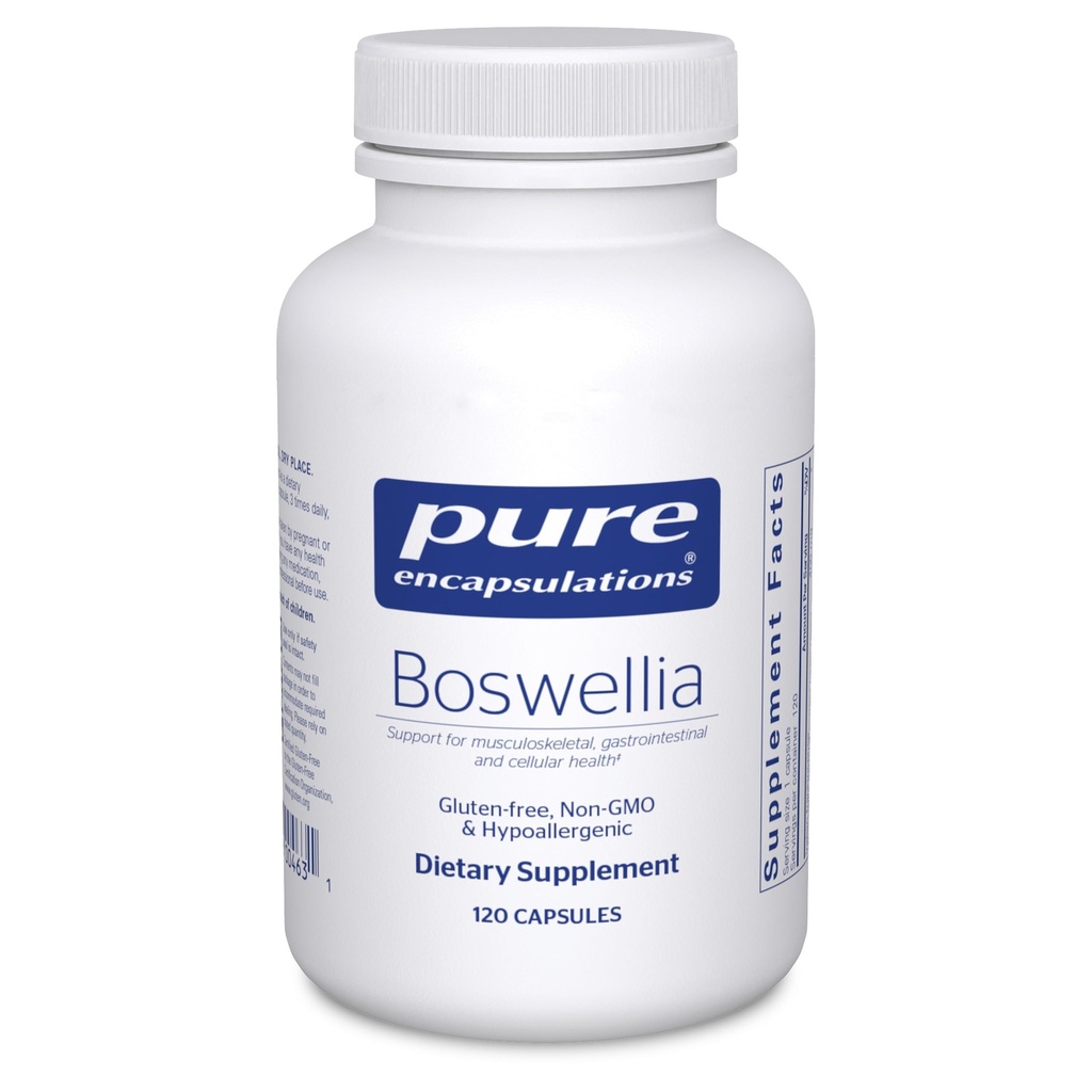 Pure Encapsulations Boswellia Supplement - pro společné zdraví, GI & Connective Tissue - Podporuje zdravé klouby a stravitelné zdraví * - Non- GMO & Vegan - 120 Kapsle