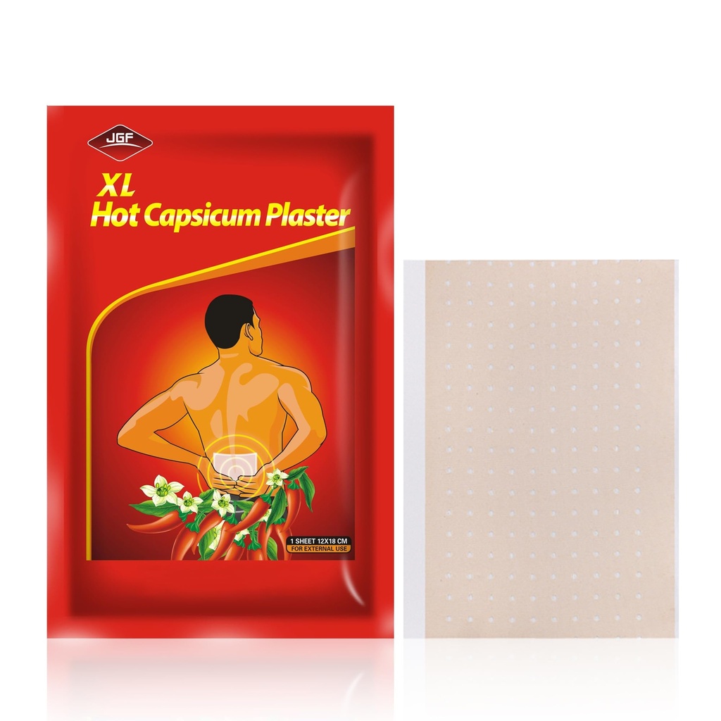 10 Count Capsaicin Patches, 4.72 "x7.08" Hot Capsicum Patch