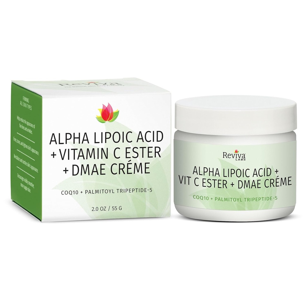 Reviva Labs Alpha Lipoic Acid Vitamin C Ester a DMAE Cream -- 2 oz
