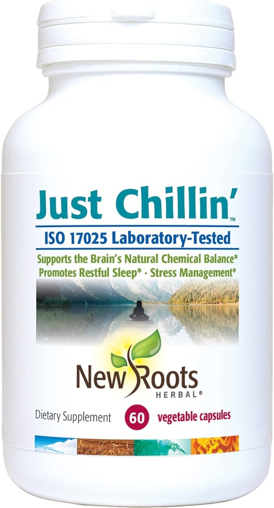 NEW ROOTS HERBAL Kompletní doplněk vitaminu B a L- theanin (60 kapslí) Obsahuje B1, B2 a B12