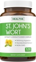 St John 's Wort Kapsle - Mocný & Potent Saint John' s Wort Extract & Celý komplex Herb Standardizované na 900mcg Hypericin pro Balancing Daily Mood Support - Vegan Non- GMO & Lab Ověřené (120 Caps)