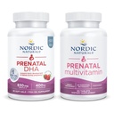 Nordic Naturals Prenatal Starter Pack - Prenatal DHA a Prenatal Multivitamin Tablety