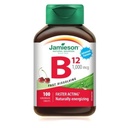 Jamieson Vitamin B12 Methylkobalamin rychlé rozpuštění Sublingvální tablety, 1000 mcg, 100 sublingvální tablety
