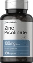 Horbäach Zinek Picolinát 100mg i. v. 124; 180 Kapsle 124; Vysoká potence i. v. 124; Non- GMO, gluten Free i. 124; Zinek dodatek