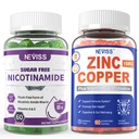 NEVISS Nikotinamid 500 mg gumové a zinkové měděné gumy