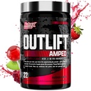 OUTLIFT rozšířené Max dávkované HIGH STIM Pre Workout prášek, 6G Citrulline, 3.2G Beta Alanin, Alpha GPC, CognatiQ, extrémní energie, masivní čerpadla, síla, elektrolyty, nootropics, Ovoce Punch, 22 Služeb