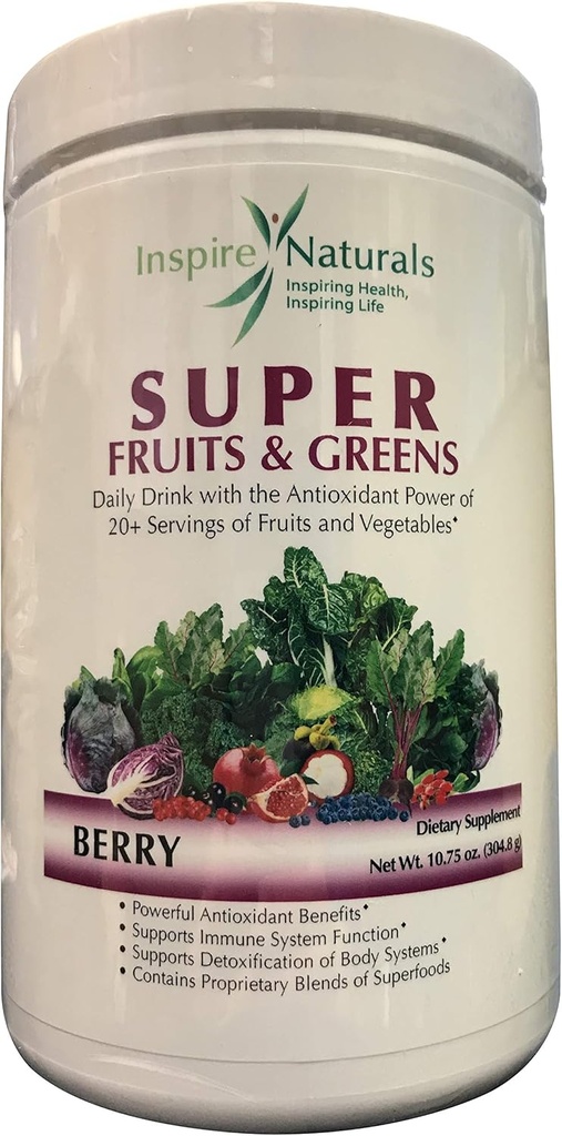 Super Ovoce a Zelenina, Doktor Doporučené Nejlepší Ochutnávání Všechny přírodní Super Food w / 20 + Ovoce a zelenina (Berry)