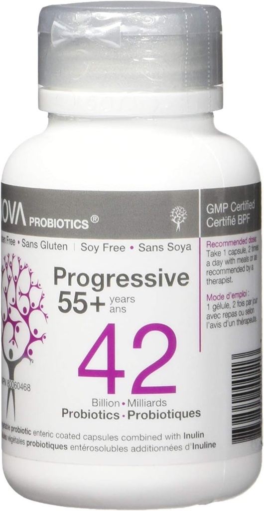 NOVA Probiotika Multi- Strain Progresivní 55 + 42 Milionů Probiotika na Capsule- 60 VCaps