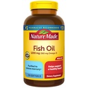 Příroda vyrobený rybí olej Omega 3 doplňky, 1200 mg Softgels, Omega 3 Fish Oil pro zdravou podporu srdce, 230 Softgels, 115 Day Supply