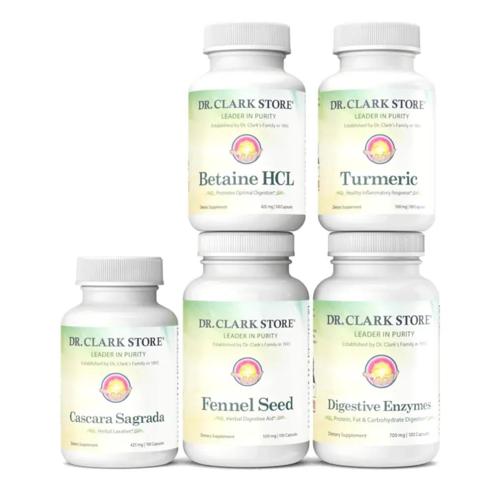 Dr. Clark Digestive Aid - Digestivní dietní dodatek Colon Cleanse - Balances Intestinal Organisments and - Promotes Nutrient Absorpce - 17 dní Čistota