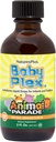 NaturesPlus Animal Parade Baby Plex, Natural Orange Flavor - 2 fl oz, Pack of 2 - Liquid Multivitamine for Infants & Toddlers - Sugar Free, gluten Free - 120 Total Servings