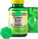 Ginger Root 550 mg, 100 Vegetariánských kapslí s Bundle Exkluzivní Vitamíny & Minerály - A až Z - Lepší Ligth & Spring Guide