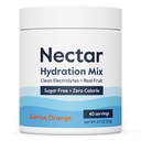 Nektar Sugar Free Electrolytes Powder - Organic Fruit No Sugar or Calories - Hydration Powder for Dehydratation Relief and Rapid Rehydratation - Keto and Paleo (Orange 40 Serving Tub)