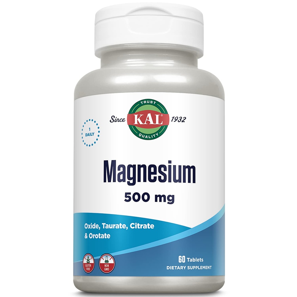 Kal 500 Mg tablety hořčíku, 60 Počet
