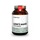 PURICA - Lion 's Mane Mikronizované houby, 120 Vegan Kapsle 60- Day Supply - Podporuje kognitivní zdraví - Non- GMO a gluten- Free - Focus and Memory Support - Brain Health and Improve Digestion