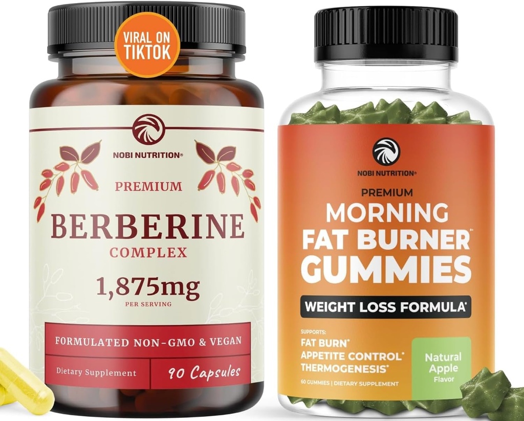 Berberine Complex Doplněk a spalovací gumy 124; Full Weight Loss Support with Green Tea & Bitter Melon 124; Suppressant appetite, Belly Fat Reducer, a termogenní podpora 124; 1 Měsíční dodávky