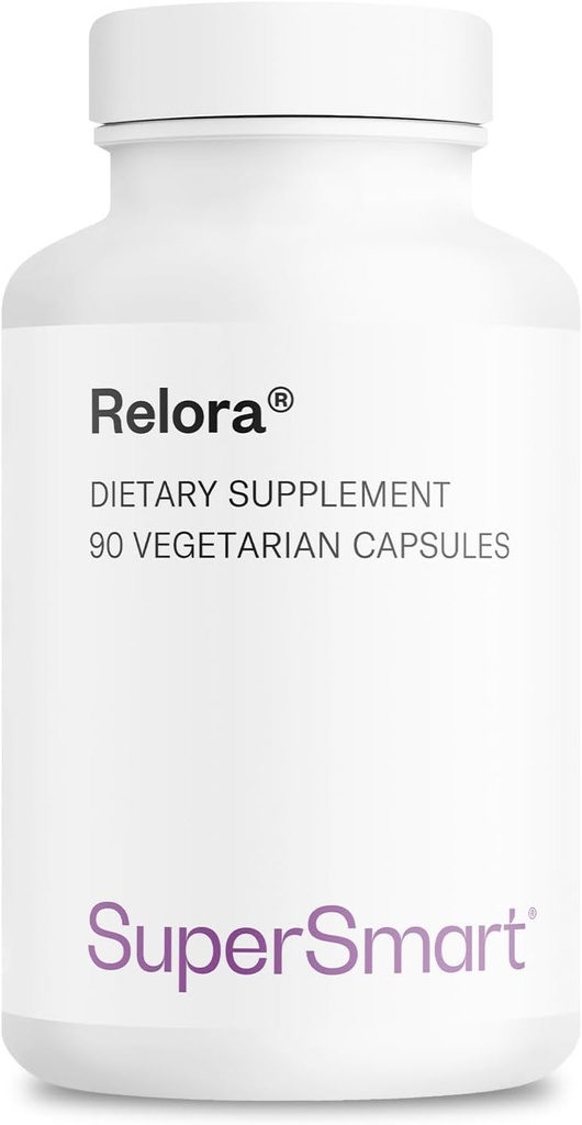 SuperSmart Relora 750mg za den - Magnolia Officinalis & Phellodendron Amurense Extract Supplement CLAS124; Non- GMO & Gluten Free - 90 Vegetariánských kapslí