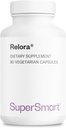 SuperSmart Relora 750mg za den - Magnolia Officinalis & Phellodendron Amurense Extract Supplement CLAS124; Non- GMO & Gluten Free - 90 Vegetariánských kapslí