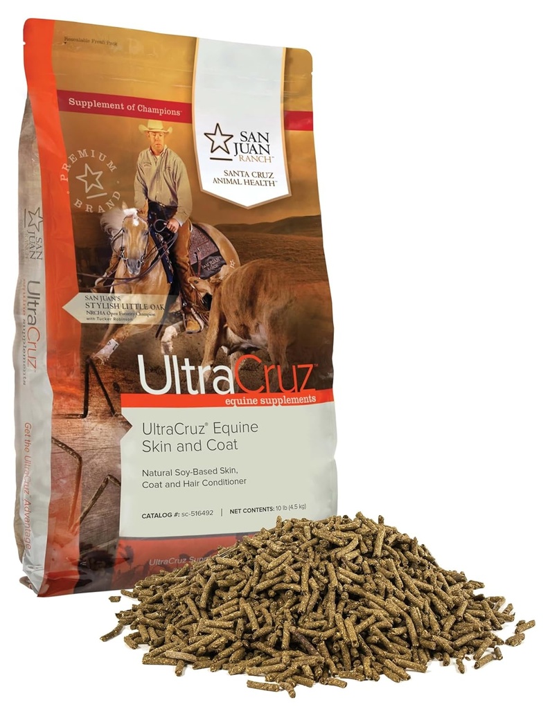 UltraCruz ® Equine Skin and Coat Pellet, 10 liber