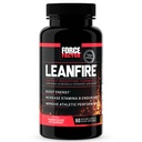 FORCE FACTOR LeanFire Pre Workout Energy Pills s Green Tea Extract a kofein pro zvýšení energie, Build Lean Muscle, Black, 60 Počet (balení po 1), Balíček květen Vary