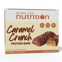 Numeg State Nutrition - High Protein Bary, gluten Free, Nízký cholesterol, Nízký sodík, Nízký cukr, Ideální protein kompatibilní, 7 Servings Per Box (Karamel Crunch)