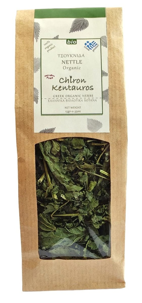 Řecké organické bio Herb Nettle (Urtica) Listy z Mount Pelion Greece - GMO / Caffeine Free 15gr - 0.53oz