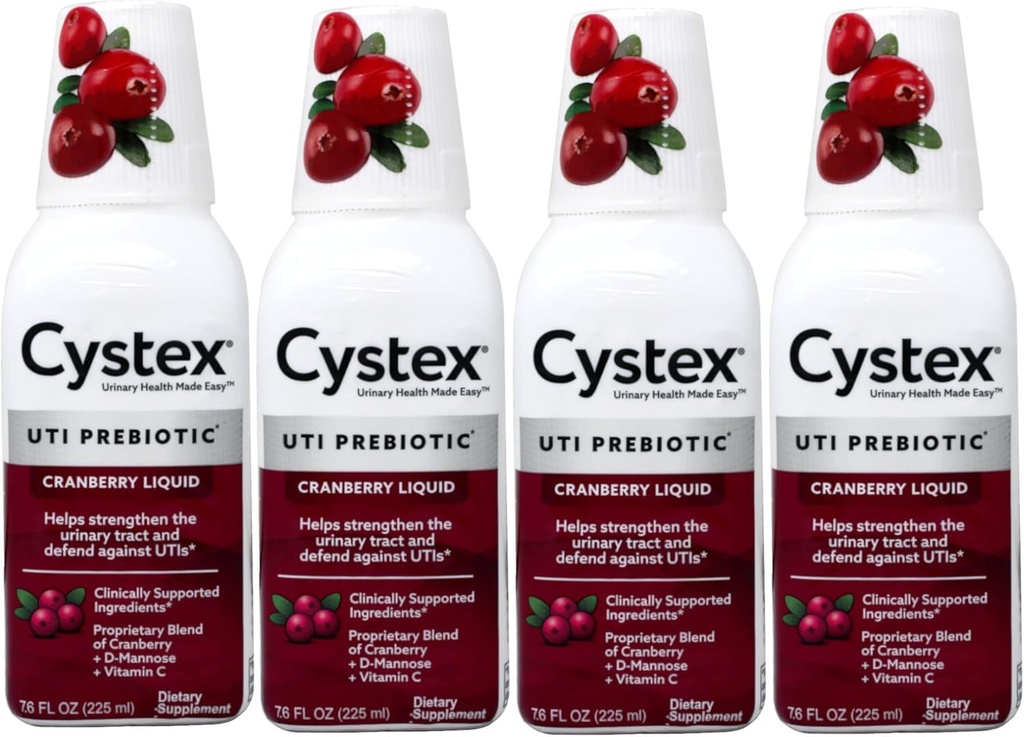 Cystex Liquid Cranberry Complex, 7.6 Fl Oz (balení po 4)