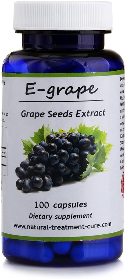 Hekma Center Pure Extract of Grape Seed - Vitis Vinifera - 100 Kapsle - Vegan