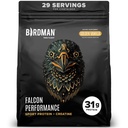 BIRDMAN Falcon Performance Vegan Protein Powder, 31g Protein, 5g Creatin, 5g BCAA, Probiotika, Electrolytes, Pre Workout, Low Carb, Sugar Free & Dairy Free, Plant Based Vanilla Protein, 29 Služeb