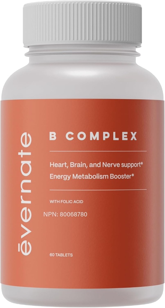 B Complex CLAS124; Komplexní vzorec pro vitamín B Výhody CLAS124; Vitaminy B1, B2, B3, B5, B6, B12, Biotin, kyselina listová, cholin, & Inositol CLAS124; Non GMO, gluten zdarma CLAS124; 60 Tablet