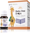 BabyDee Drops Probiotika (3.5 miliardy CFU) + vitamin D3 (400 IU)