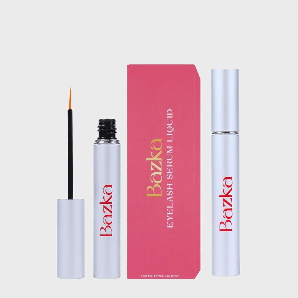 Bazka Eylash sérum: zvýšení růstu a tloušťky řasy, delší a nutriční vzorec pro prevenci úbytku vlhkosti, dvakrát denně (3.5ml)