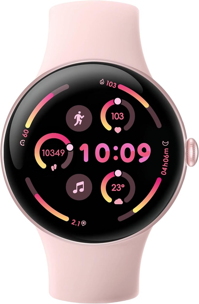 Smart Watch for Women Men [1.43 "AMOLED Display], Health / Sleep / Stress / Fitness Tracker, Bluetooth Call, 7- Day Battery, 220 + Watch Faces, 100 + Cvičení Mode, 3ATM Vodotěsné Smartwatch pro Android iOS