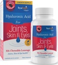 Hyalogická kyselina hyaluronová Žvýkací Lozenge - Žvýkací tablety pro péči o pleť & oči - Vegan, Sugar- Free a Berry Favored Hyaluronic kyseliny doplňky (60 Počet)