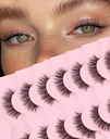 Přírodní řasy Mink Přírodní řasy False Oční řasy Přírodní vzhled Falešné řasy Wissy Oční řasy Kočka Oční řasy Falešné řasy KD01
