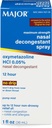 MAJOR Maximální síla Nasal Decongestant Spray, Oxymetazolin HCl 0,05% čerpadlo Mist, Non- Drowsy Nasal Spray, až 12- hodinová úleva od Nasal Congestion, nachlazení, a alergie 1 Fl. Oz. (1-Pack)