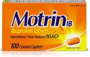 Motrin IB Pain Reliever Fever Reducer (NSAID) Ibuprofen Tablety, 100 Počet