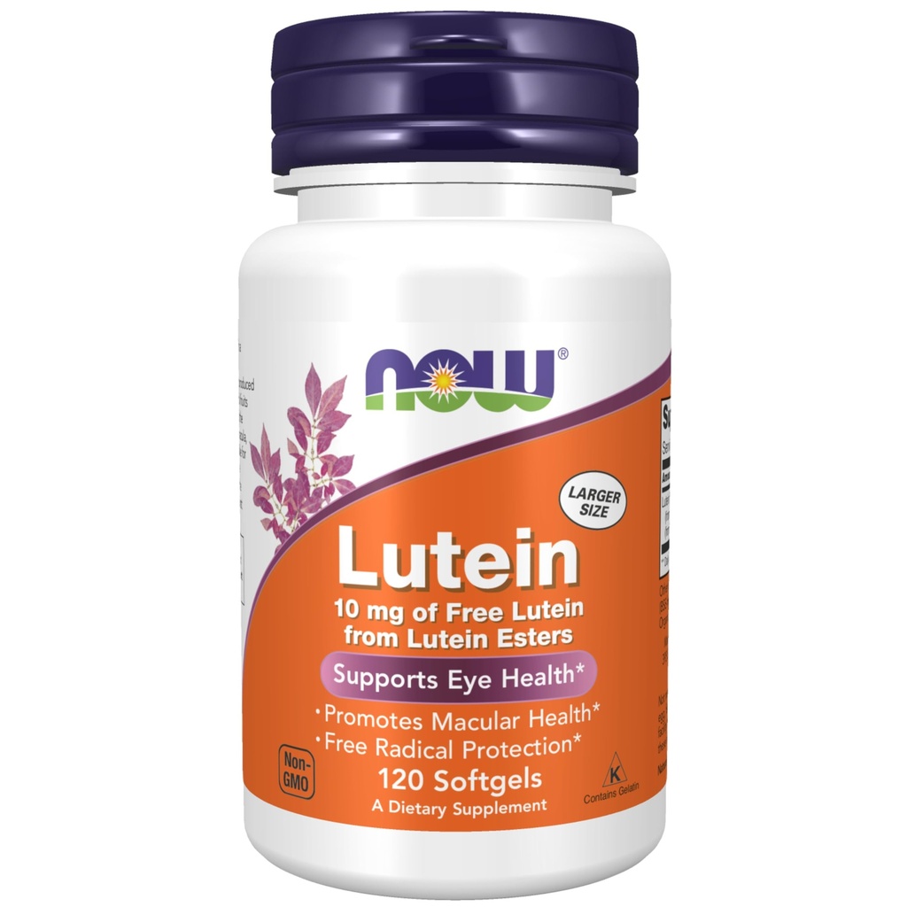 Nyní Potraviny doplňky, Lutein 10 mg s 10 mg zdarma Lutein z Lutein Esters, 120 Softgels