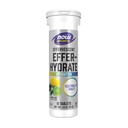 Nyní Foods Sports Nutrition, Effervescent Effer- Hydrate, Electrolyte Supplemente, Recovery *, Lemon Lime, 10 tablet