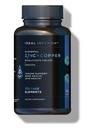 Voltage Elements Zinek Bisglycinát + Orotate 245mg s měďnatým chelátem: Muscle & Skin Health, Hormon Balance - Elemental Zinek 50mg (100 Služeb) Vegan