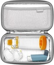 RLSOCO nosič pouzdro pro Asthma Inhaler pro děti a dospělé, Inhaler Spacer Cestovní pouzdro pro zařízení, maska a další příslušenství (pouze pro případ)